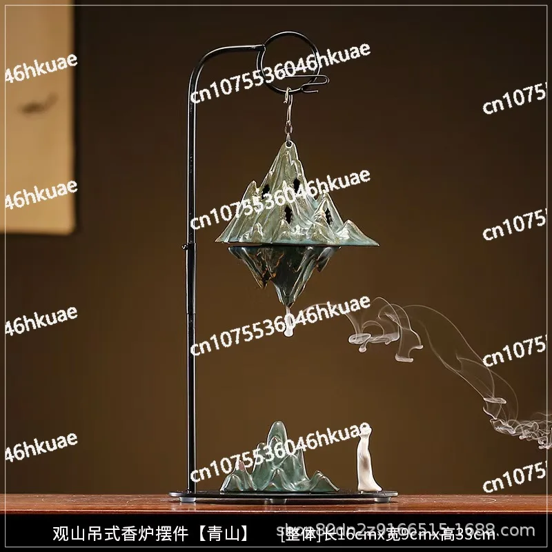 Creative burner ornament household living room indoor entrance tea backflow incense tower incense burner aromatherapy burner