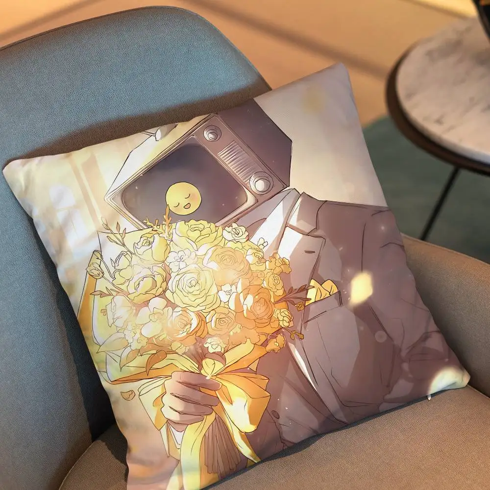 Kim GSGW Agent GDCG Webtoon Print Throw Pillow Cover Square Cushion Case for Living Room Bedroom Decor
