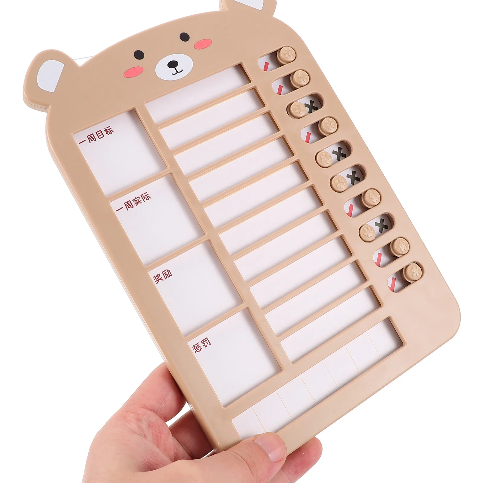 1 مجموعة مخطط المهام DIY تذكير المحمولة مخطط المهام المنزلية نظام السلوك المكافآت الإيجابية للقيام وسادة قائمة الوسادة