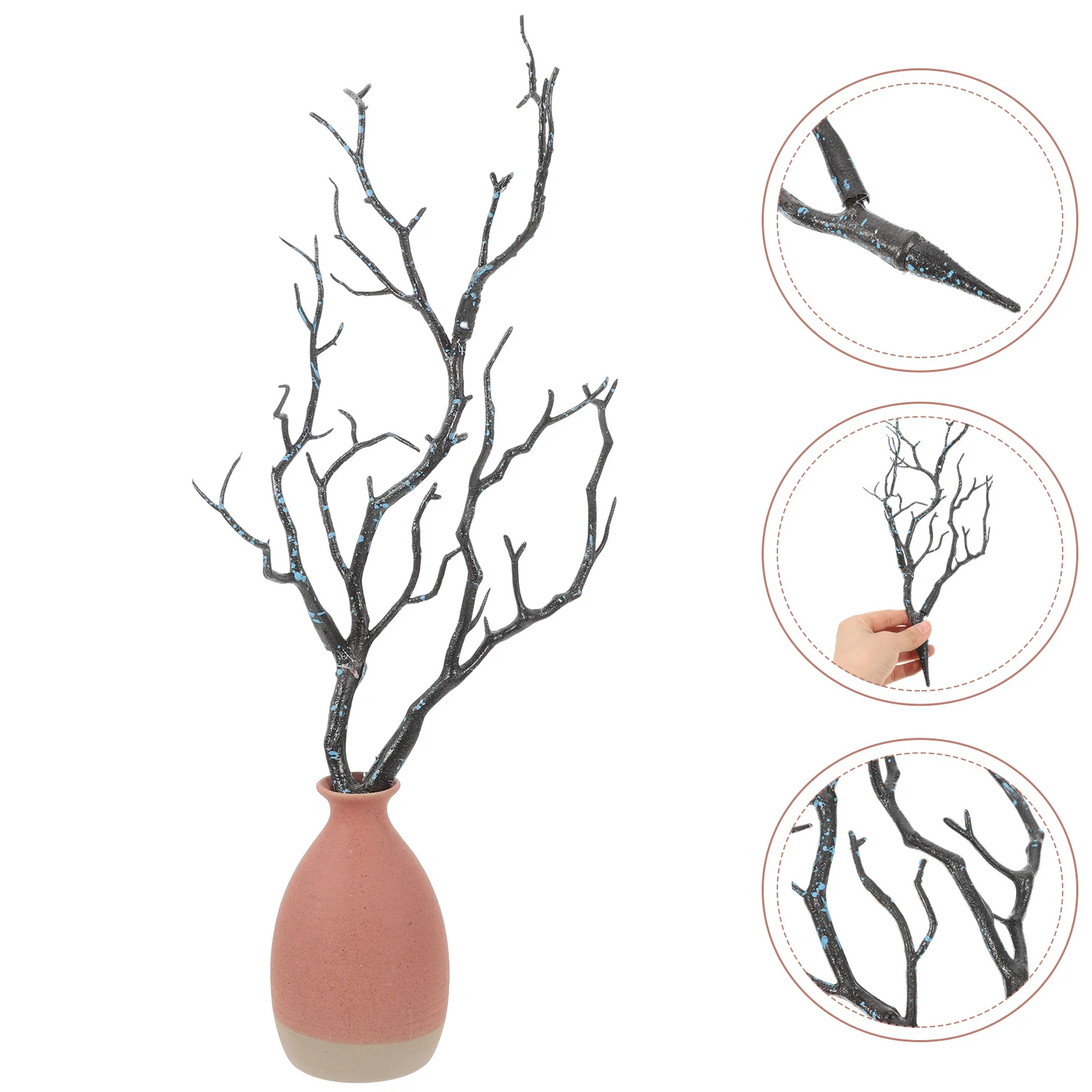 Artificial Tree Branch Branches Decor for Decoration Black Halloween Sticks Vases Fall Farmhouse Plant