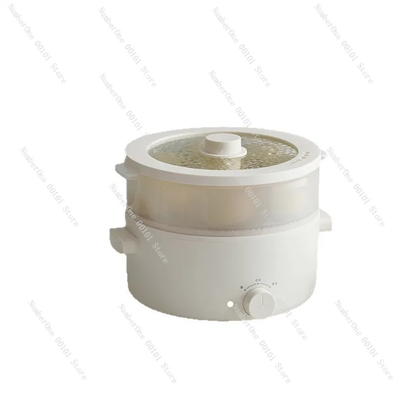 Original Design Mini Electric Pot Multifunctional Portable Cooker For Noodle Soup Rice Stew Dorm Student Home Safe Auto Off