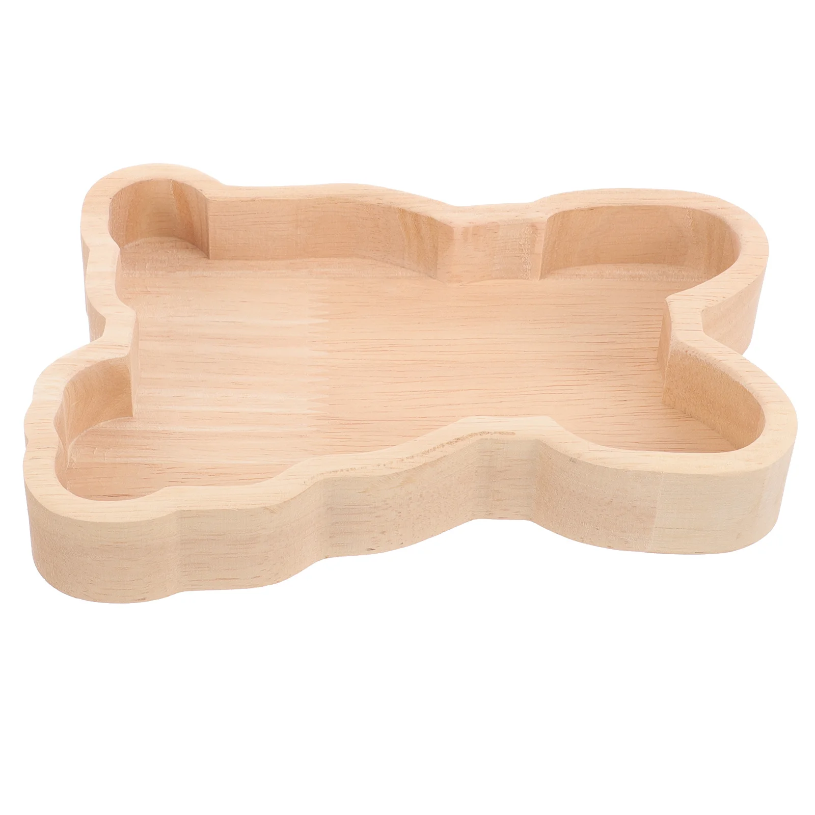 

Wooden Serving Smooth Reusable Fruit Tray For Home Kitchen Coffee Table Decor Dessert Plate Dried Fruit Storage Tray Wood