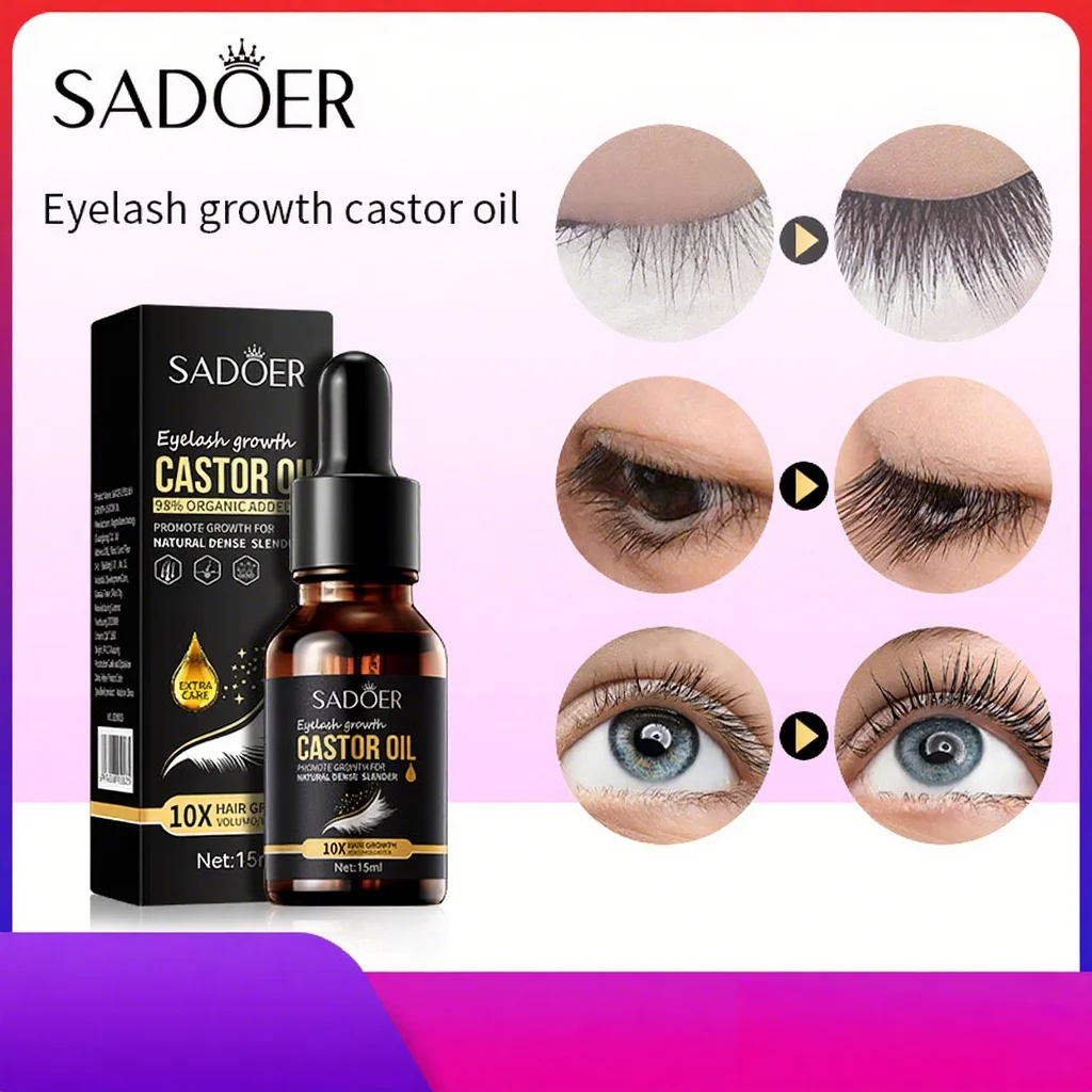 Wimpernwachstumsserum, natürlicher Wimpernverstärker, längere, vollere, dickere Wimpern, Behandlung, Augenpflege, Make-up