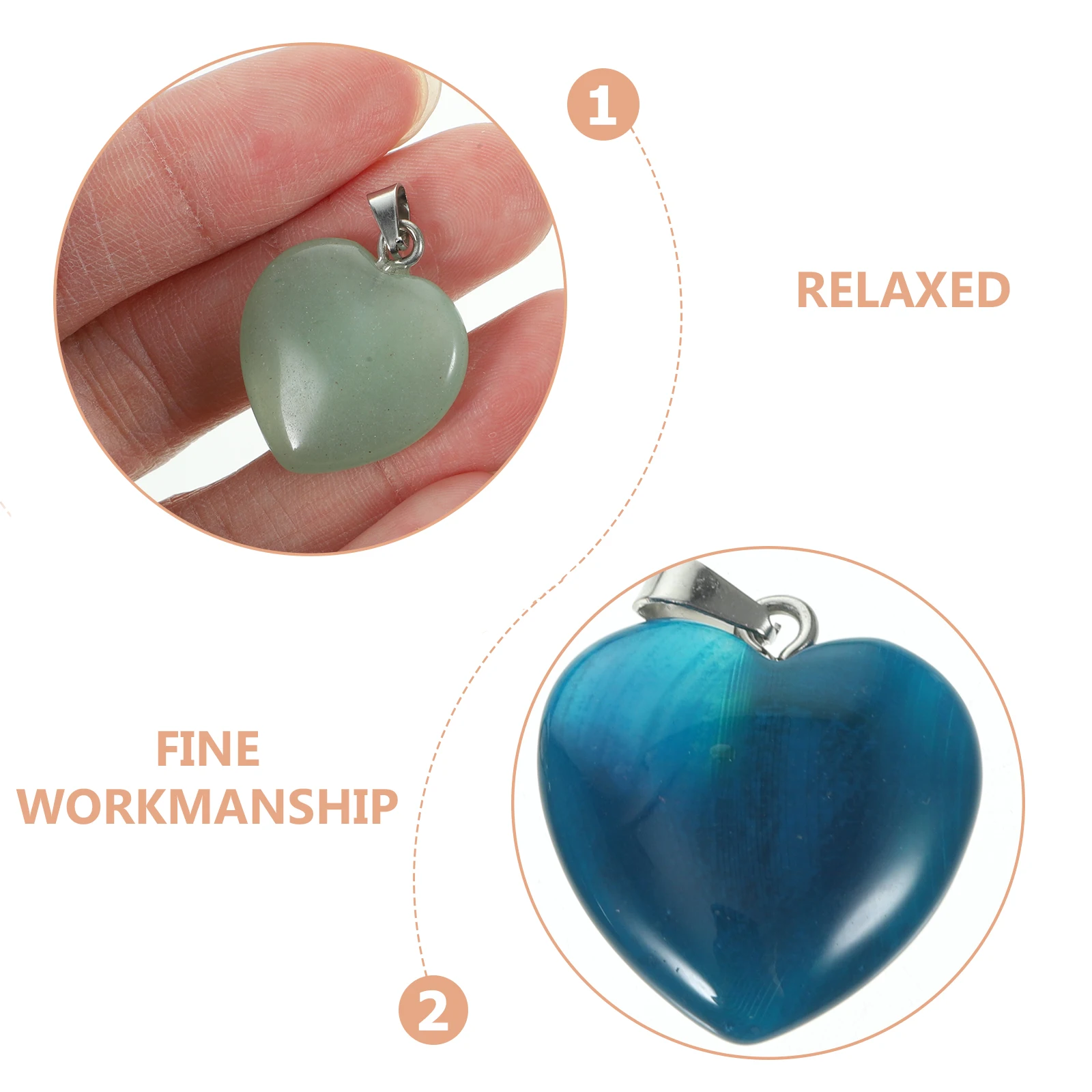 

20 шт., хрустальный кулон в форме сердца, очаровательное ожерелье, браслет, декор, очаровательный подвесной орнамент для DIY, аксессуары для рукоделия