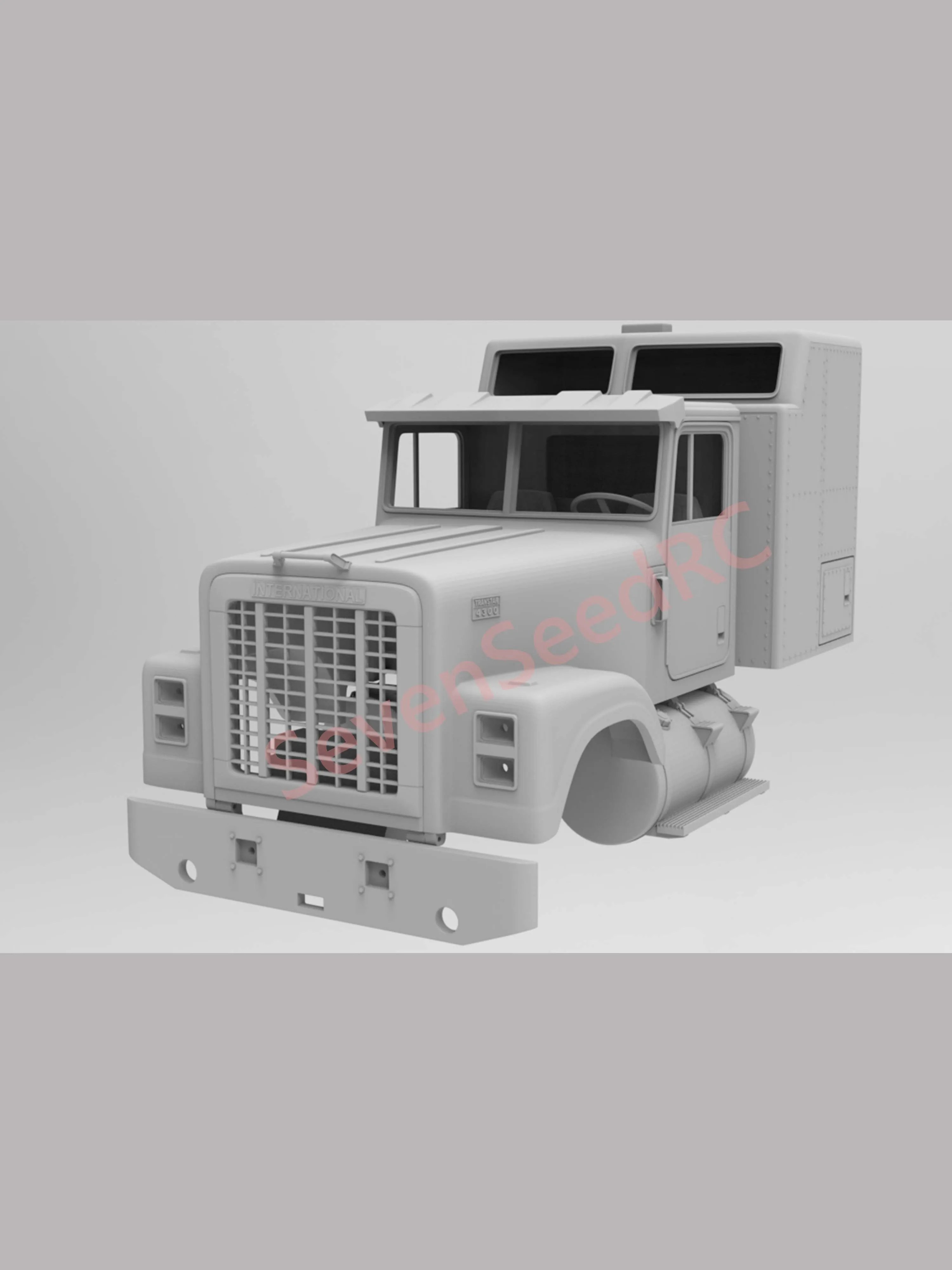 

Комплект кабины для грузовика с 3D-печатью INTERNATIONAL TRANSTAR 4300 Tamiya Lesu Lxy Scaleclub SCX10 trx6