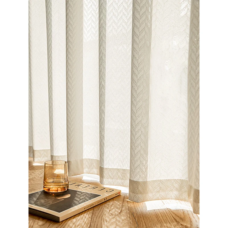 

Window White Curtains Sheer Tulle Curtains Solid Color Sunshading Drapes for Living Room Bedroom Home Decorations Customize