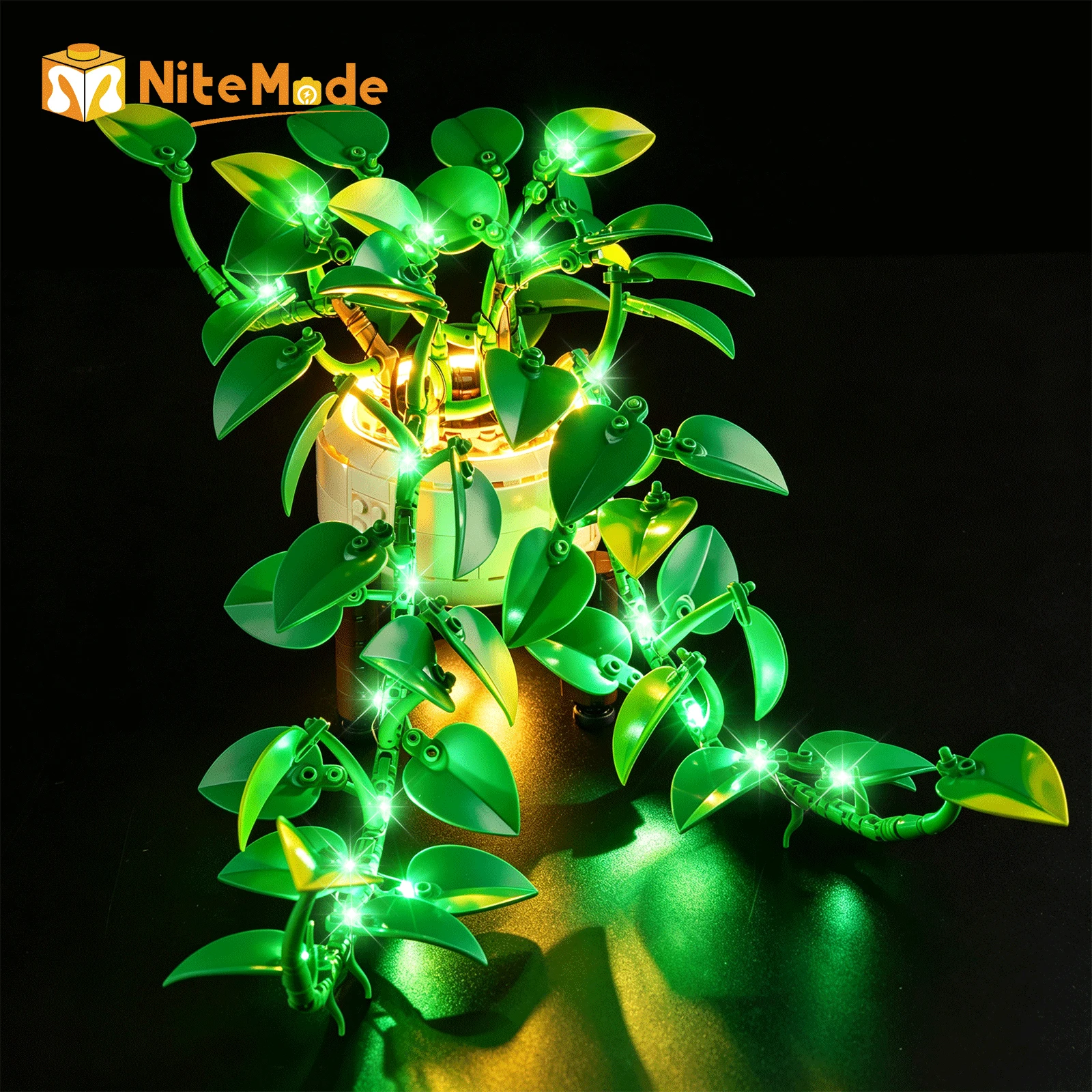 Easylite Led Light Set Suitable for Lego Hanging Golden Pothos 11512 (No Model)