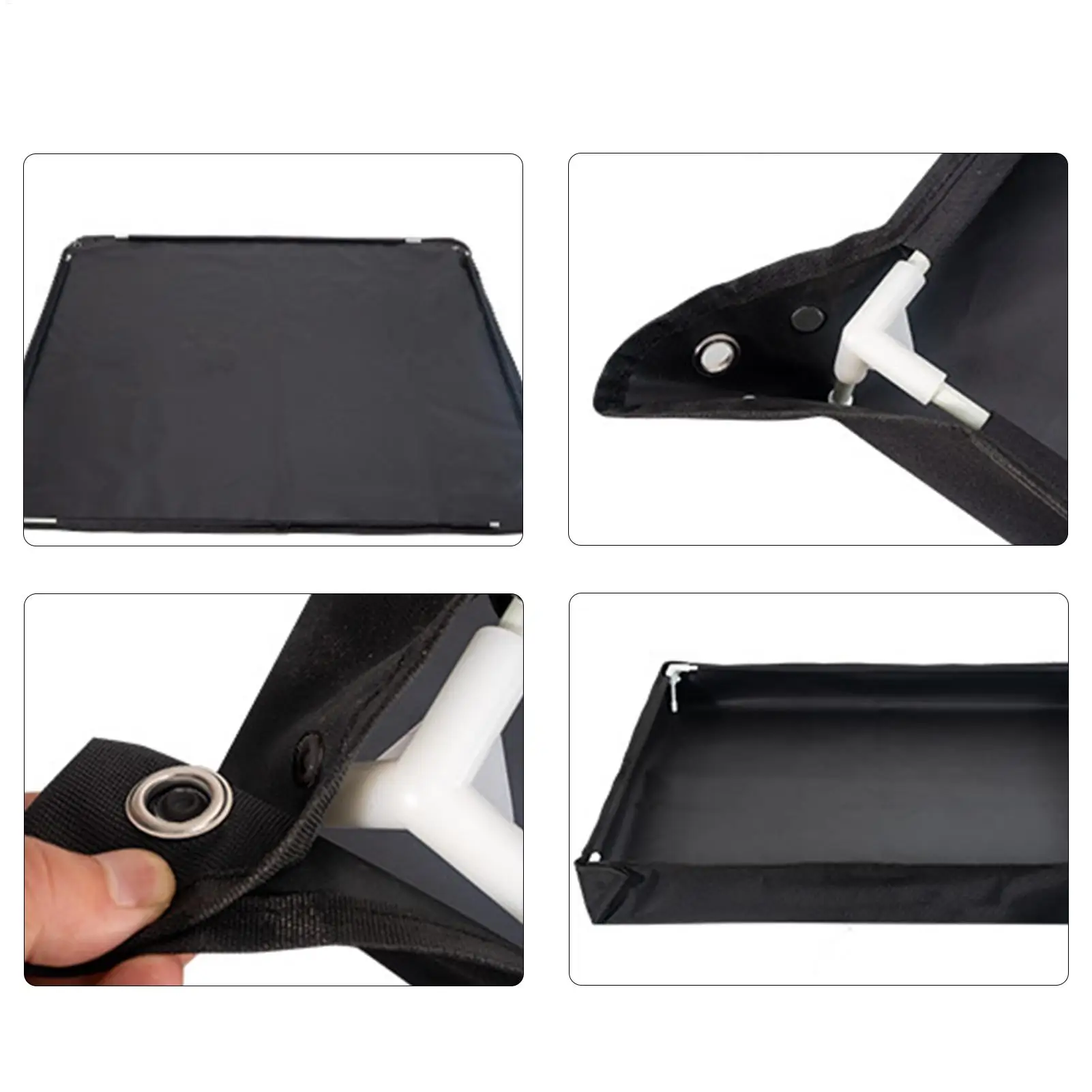 Portable Shower Pan with Drain Hose Foldable Shower Base Outdoor Tent Shower Tray for RV Outdoor Camping Shower Beach Pet Bath