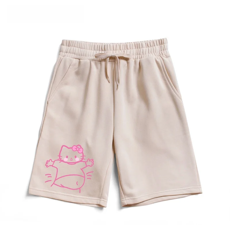 

Мужские летние спортивные брюки свободного кроя из хлопка с принтом в стиле ретро: удобные, дышащие, повседневные штаны для фитнеса