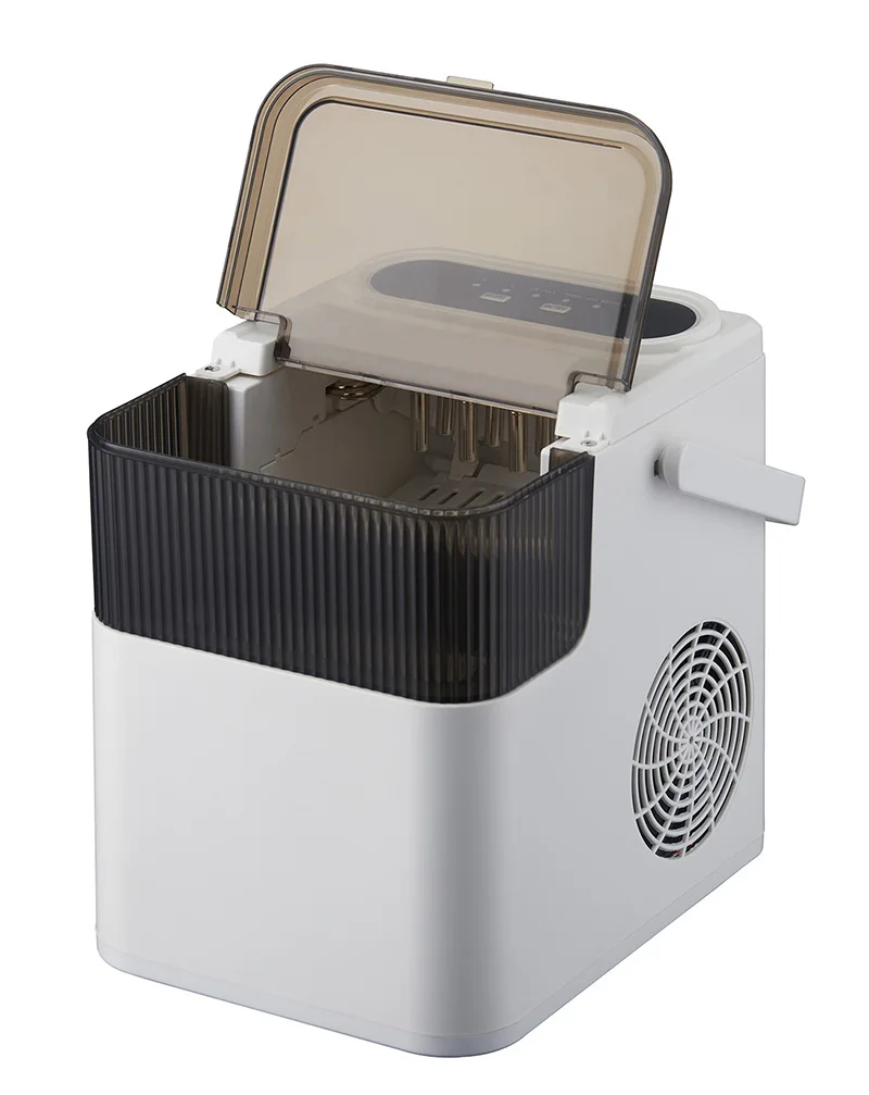 

12kg Daily Bullet Ice Countertop Nugget Plastic Maker Machine for Home Hotels and Outdoor Use Cube Shape for Bottled Water