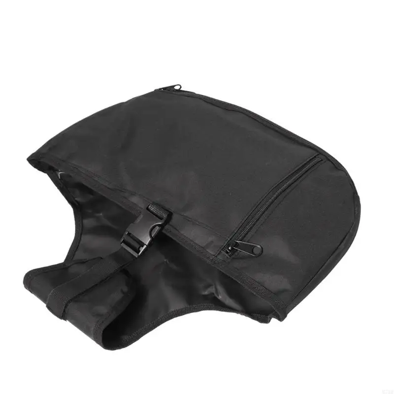 M76E Werkzeugtaschen für Motorräder und Fahrräder, Paar, Nylon-Schutzbügel-Tragetaschen mit Außentasche vorne, Hauptfach und – Detail 4