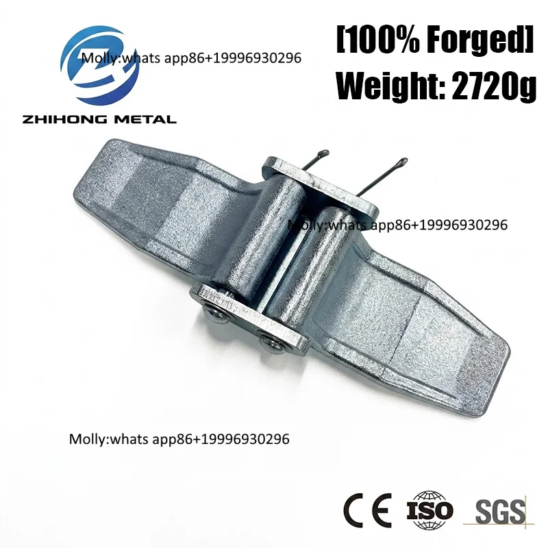 Universal Fit Container Double Hinge Plate with Stainless Steel Pin for 20ft/40ft Units