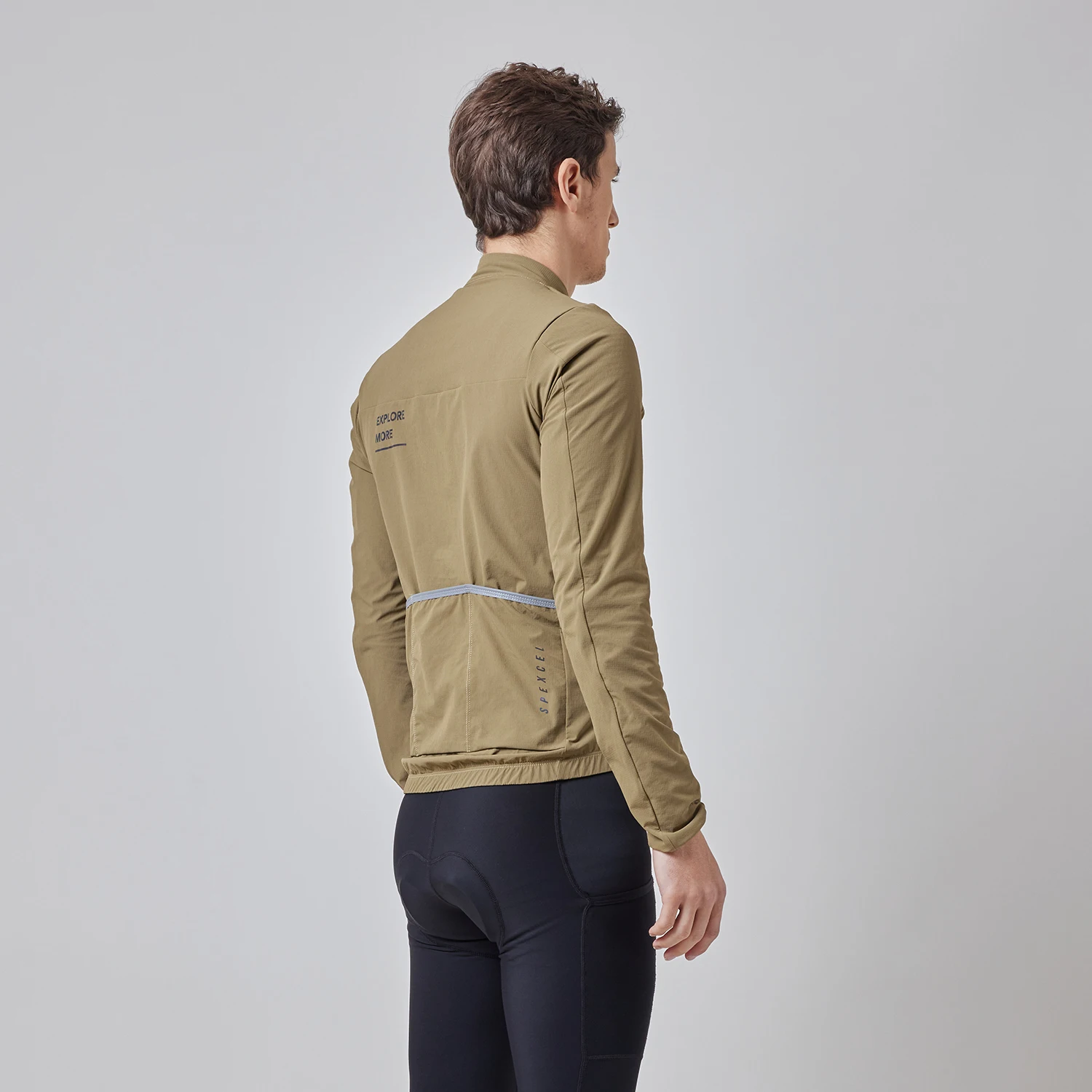 SPEXCEL 22-isolierte Jacke Explore 3-Jahreszeiten-Radjacke aus winddichtem und thermischem Fleece im Inneren, 2-lagig, mit Brusttasche – Detail 8