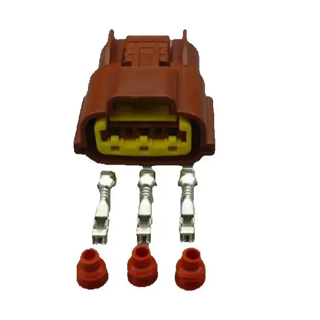 worldgolden 3 Pin 6098-0142 Automotive Ignition Coil Plug Female Socket TPS Throttle Position Sensor Connector For Nissan