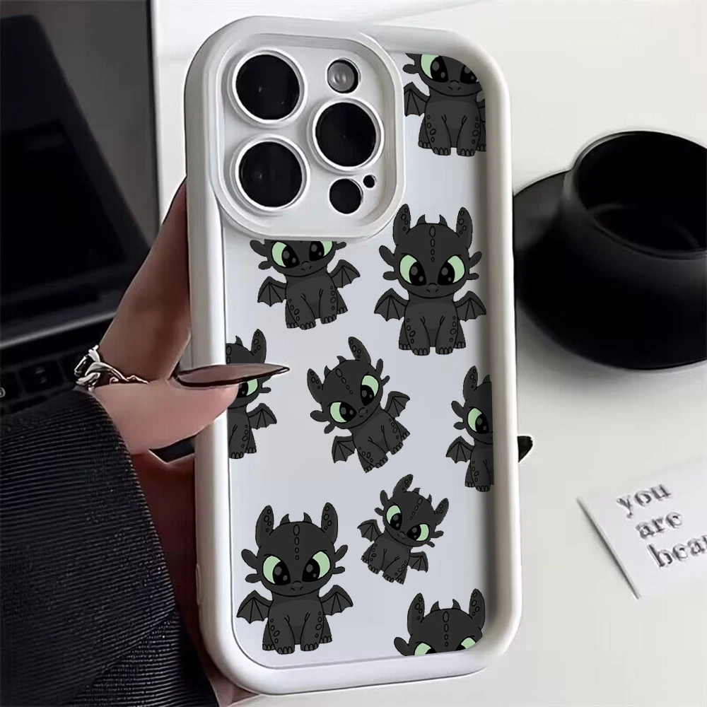 Lovely couple Toothless Fury Dragon Phone Case For Xiaomi Redmi 9A 9C 10 10C 12C K40 K50 10 11 12 Pro 5G Cover With Hand Strap