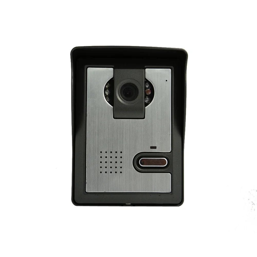 Family 1 Camera to 3 Display Video Door Phone System 7\'\' Monitor LCD Panel Wire Type Water Proof Smart Doorbell Intercom