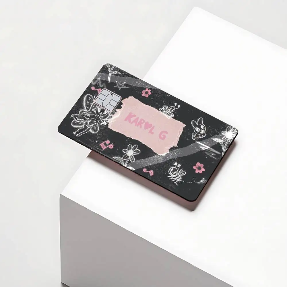 K-Karolg Manana S-Sera Bonito Matte Film Cover Skin Sticker For Credit Card Bank Debit Bus Card