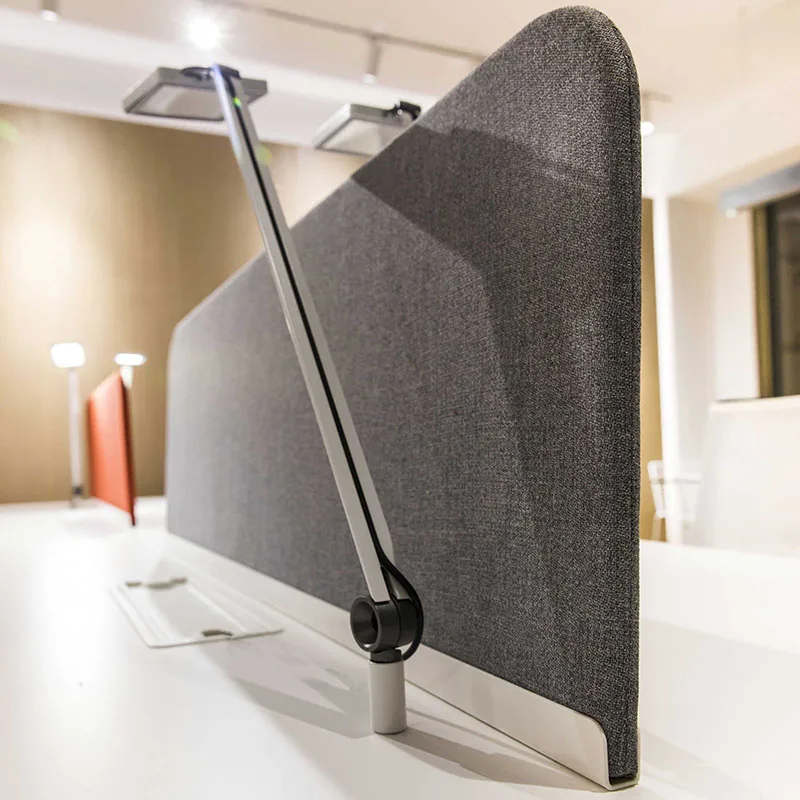 100% Recyclable Polyester Fiber PET Felt Acoustic Office Privacy Screen Panels Soundproof Desk Divider