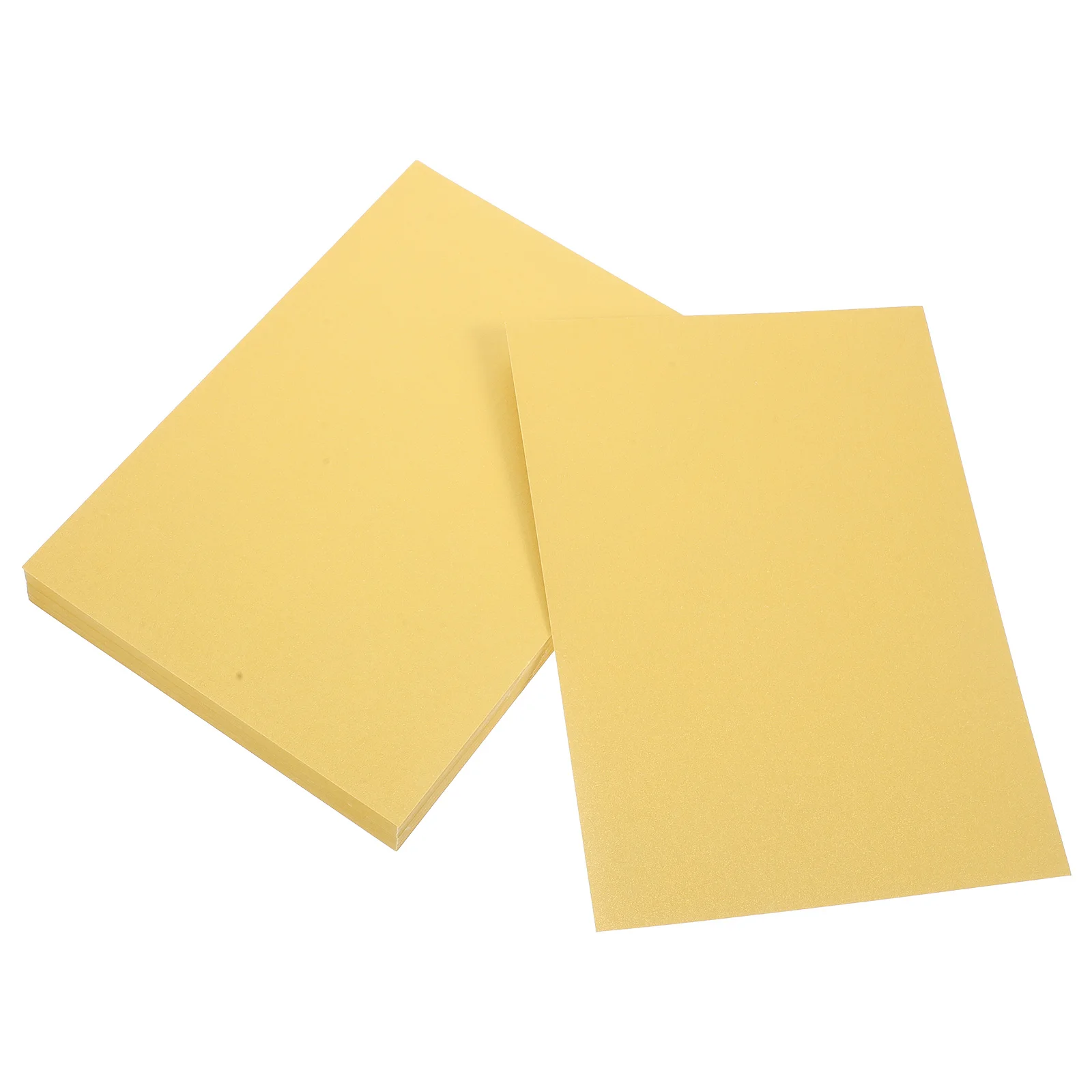 

50 Sheets Gold Cardboard Printer Thick Printer Paper A5 Cardboard Paper Sheets Construction Crafts