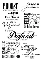 Dutch script Transparent Silicone Rubber Stamp Sheet Cling, Word, DIY Scrapbooking, Cute Pattern Photo Album Netherland