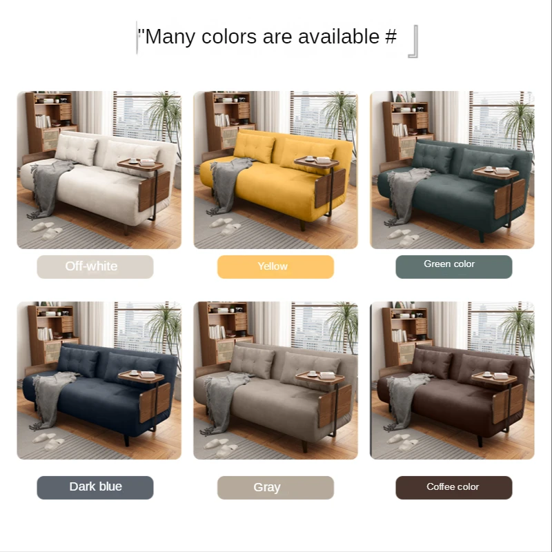 technology cloth sofa bed folding dual-use living room multi-function sofa small family single sofa