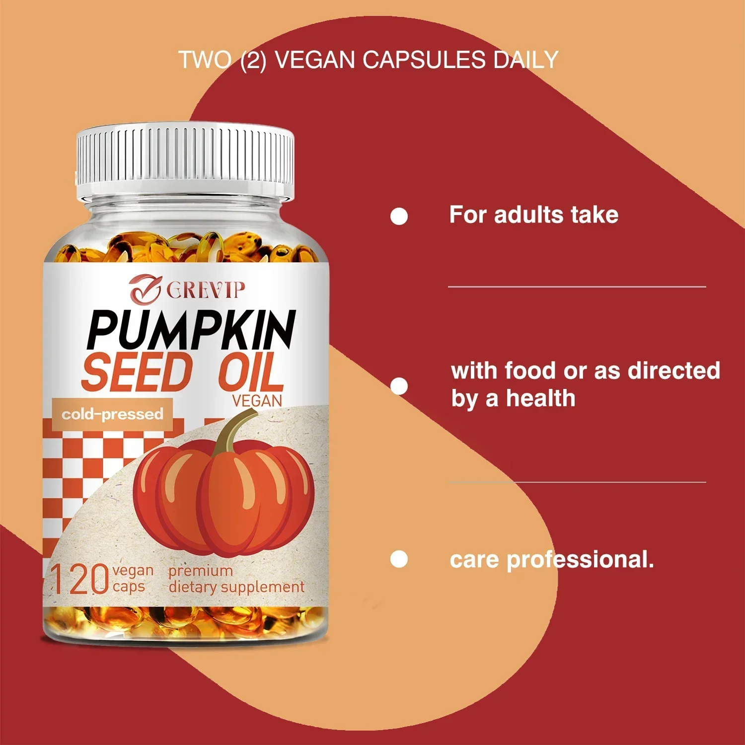 Pumpkin Seed Oil - Prostate Health, Skin, Heart & Brain Health, Bladder Control