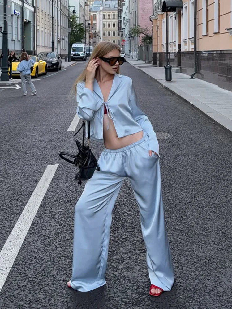 2026 Autumn Casual Solid Women Suits 2 Piece Set (Cardigan Tops+Versatile Pants) Tracksuits Office Overalls Fall Sheath Outfits
