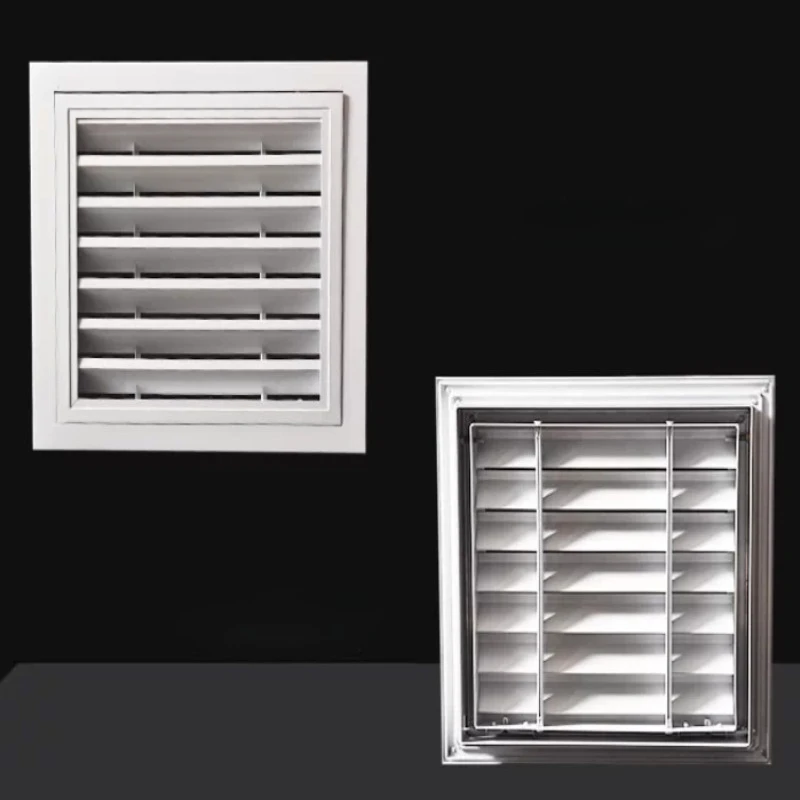Aluminum alloy exhaust shutter vent for Central air grille ventilation cover Wall Ceiling Shutter repair port Ventilation system - view 5