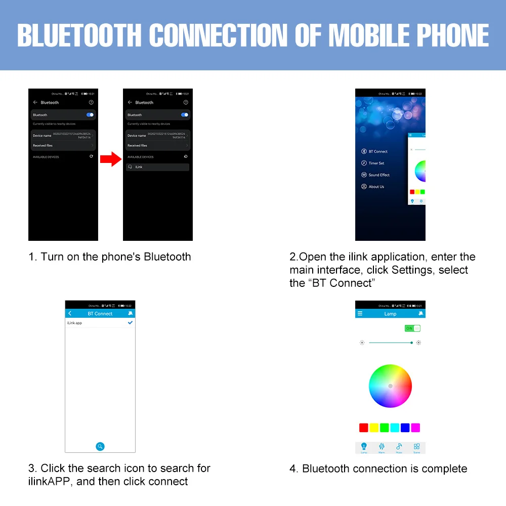 Plafonnier Intelligent RVB à Intensité Réglable, Lampe Musicale Bluetooth, Lustre LED, Télécommande IR, Ampoule Décorative, Lumières de Salon, 220V