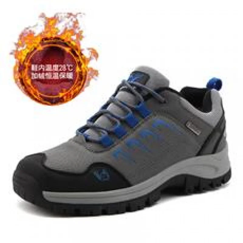 

2025 autumn and winter snow boots for men and women outdoor travel, thick and warm high top cotton shoes