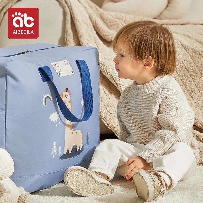 AIBEDILA-Sac de Rangement pour Couette de Bébé, Grande Capacité, Accessoires pour Nouveau-Né, MUNIOxford