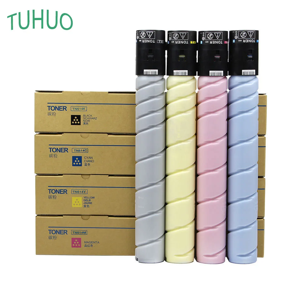 

4PCS/1 Set TN514 Toner Cartridge Color For Konica Minolta Bizhub C458 C558 C658 High Compatible Toner Powder