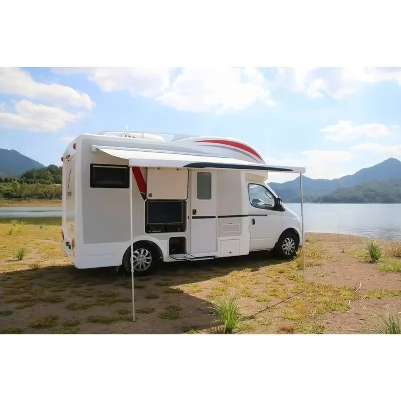 2M 3M RV Awning,Aluminum Frame,Color Available,Custom Sizes Available, Manual or Electric,RV Side Canopy for Trailer Campers