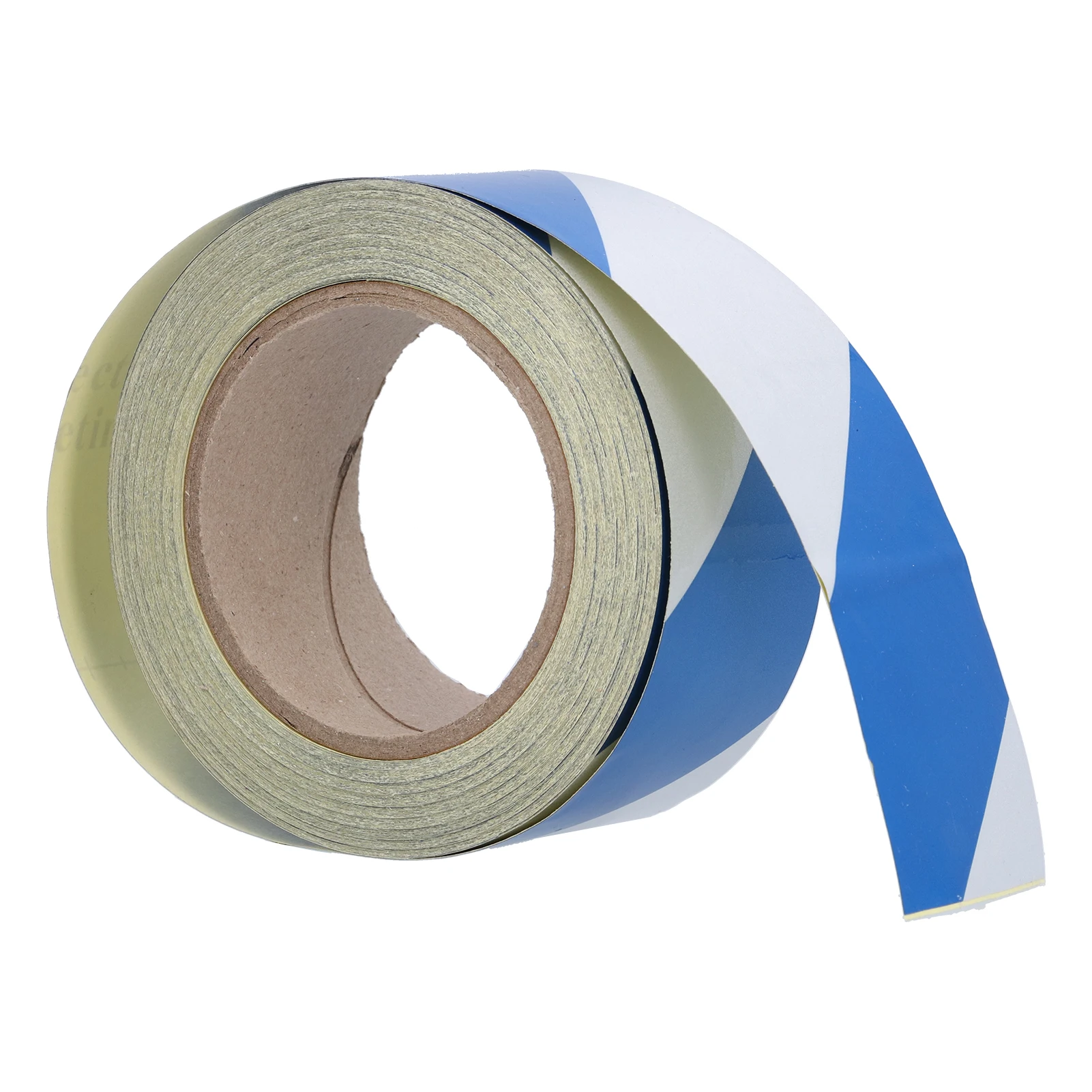 ZK40 5cmx30m Reflective Safety Warning Tape Blue White Striped Hazard Marking Tape Safety Strips