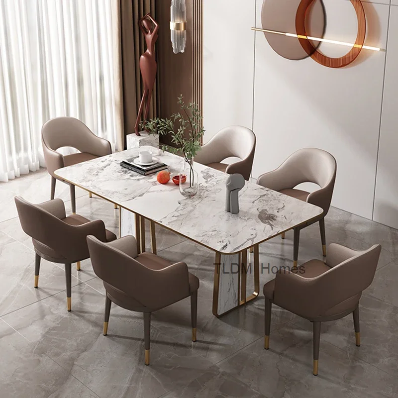 Trendy Nordic Dining Chairs Modern Aesthetic Simple Italian Dining Chairs Luxury Minimalist Chaise Salle A Manger Home Furniture image 4