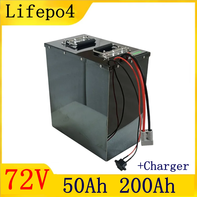 

Lifepo4 72V 50Ah 60Ah 70Ah 80Ah 100Ah 150Ah 180Ah 200Ah Lithium Battery for Scooter Motorcycle Tricycle Electric Four-Wheels Car