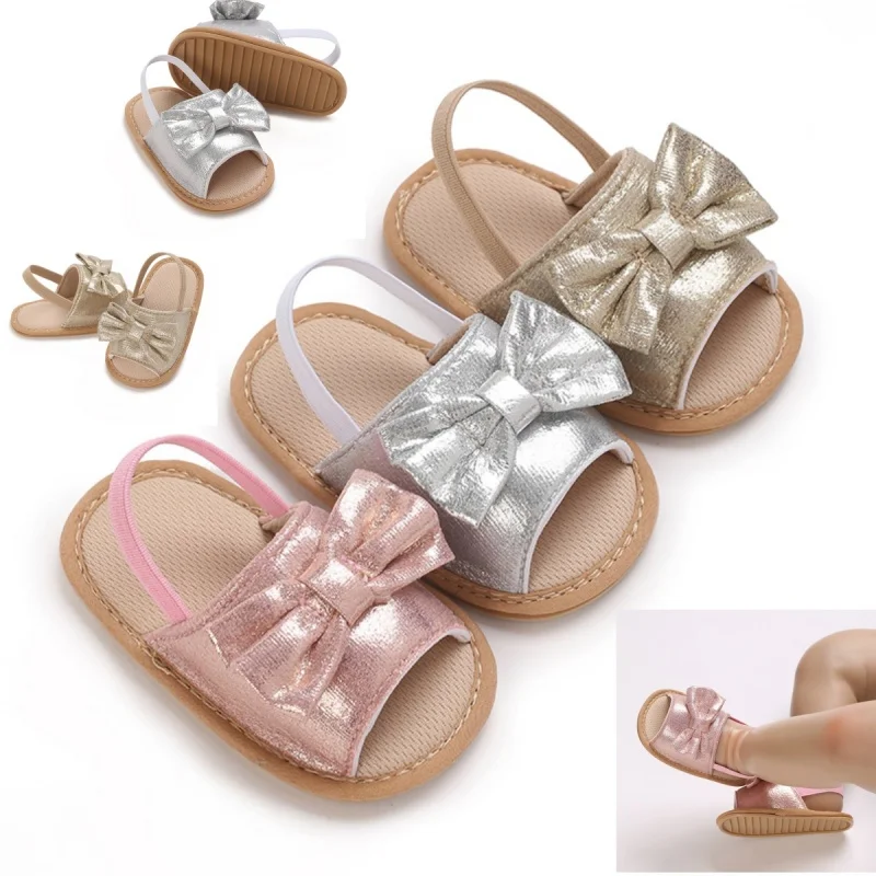 

Summer Infant Baby Girls Sandals Cute Toddler Shoes Big Bow Princess Casual Single Shoes Baby Girls Shoes 0-18M