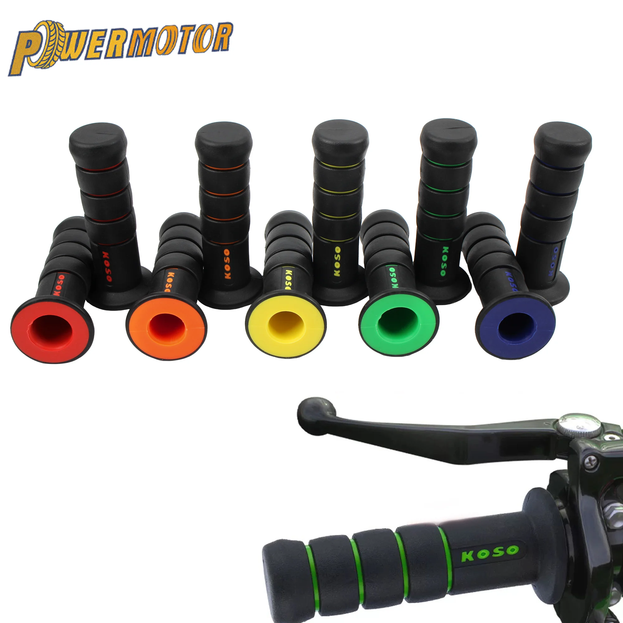 

For Koso 22mm 24mm Universal Dirt Pit Bike Handle Grips Motorcycle Handle Bar Grips Moto Accesorios For Yamaha Kawasaki Suzuki