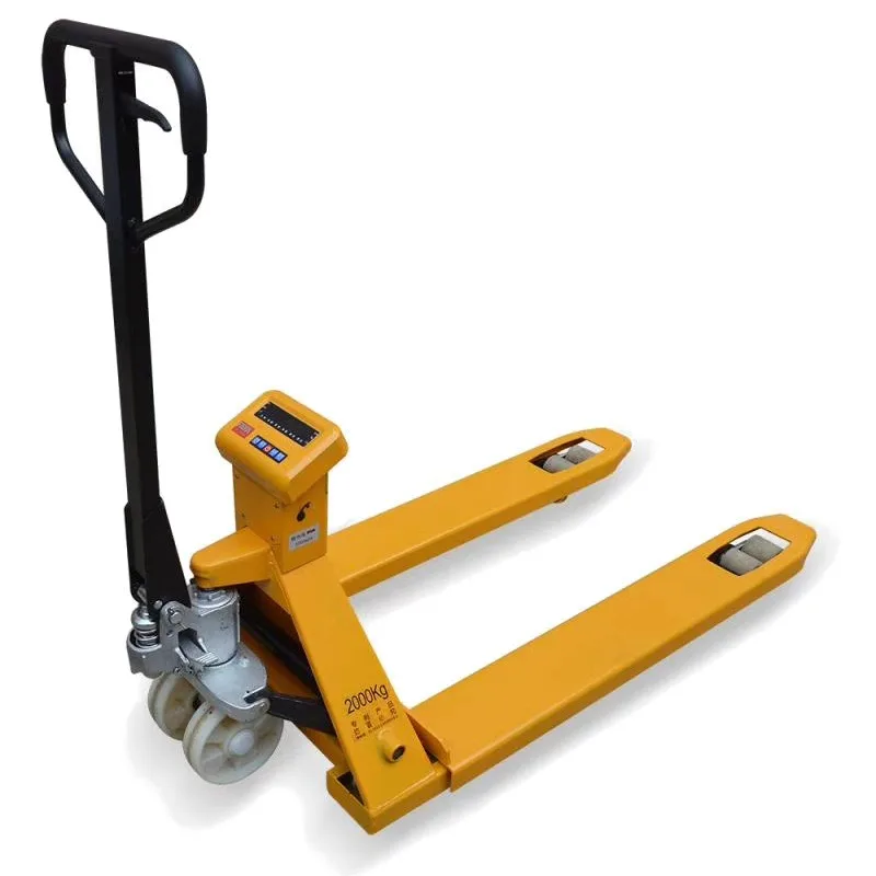 

Hydraulic truck with weighing, pallet truck