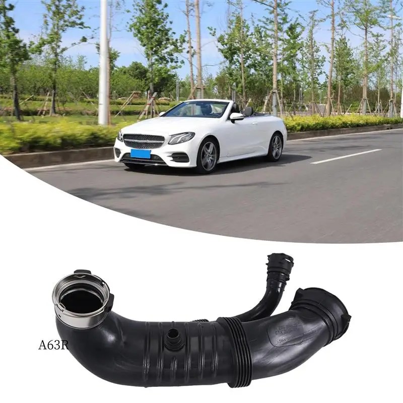 

AR-1 PCS 2640902500 Car Turbocharger Air Intake Pipe Hose Black ABS For Mercedes Benz C160 180 200 E200 E200 260 4Matic