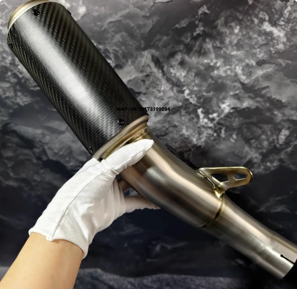 

For Aprillia RSv4 Titanium Alloy Black Ceramic Coated Exhaust