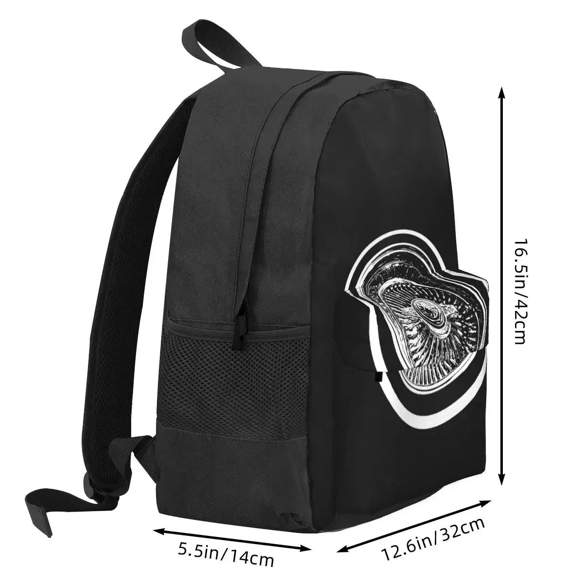 Lowrider Wire Wheel Knockoff Engraved Car Show Large Capacity Backpack Travel Schoolbag Personalised Riding Backpack