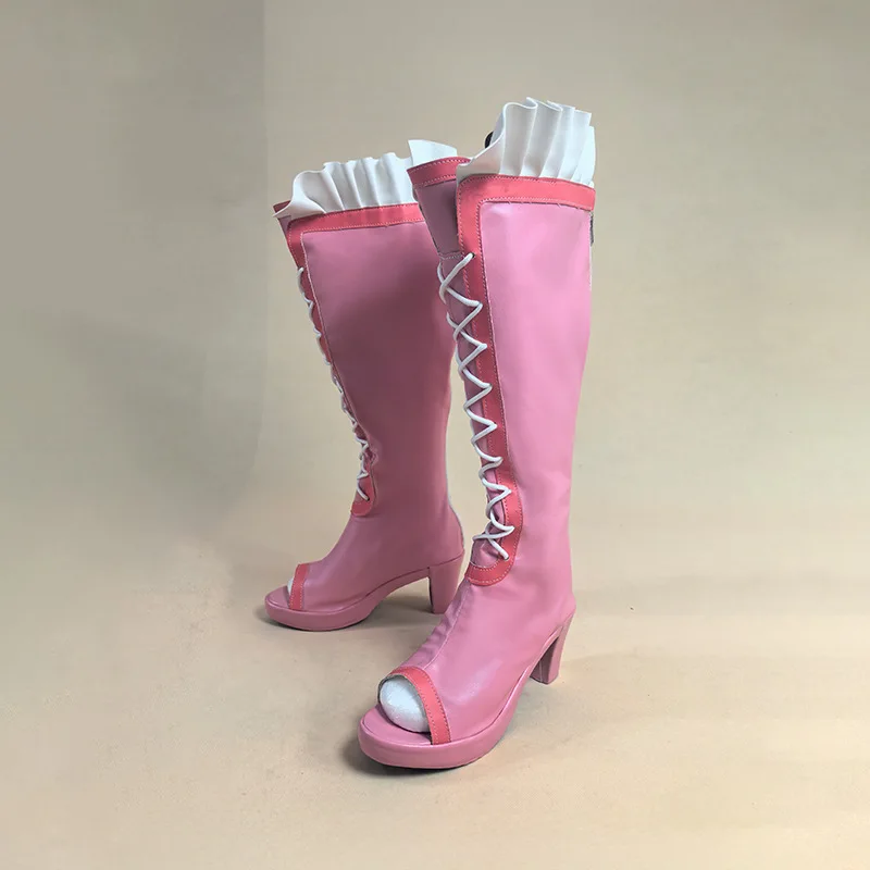 

Yu Cosplay Store Aikatsu Girls Cosplay Boots Halloween Carnival Props Party Shoes