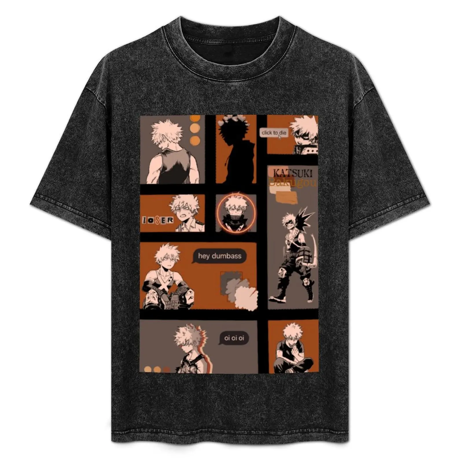 

Bakugou Aesthetic T-Shirt Industrial Work Tee Shirt