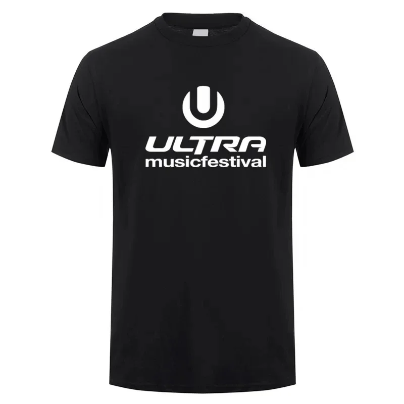 Camiseta Ultra Music Festival para hombre, camisetas informales de verano de manga corta, camisetas geniales para hombre, camiseta UMF para Festival de Música