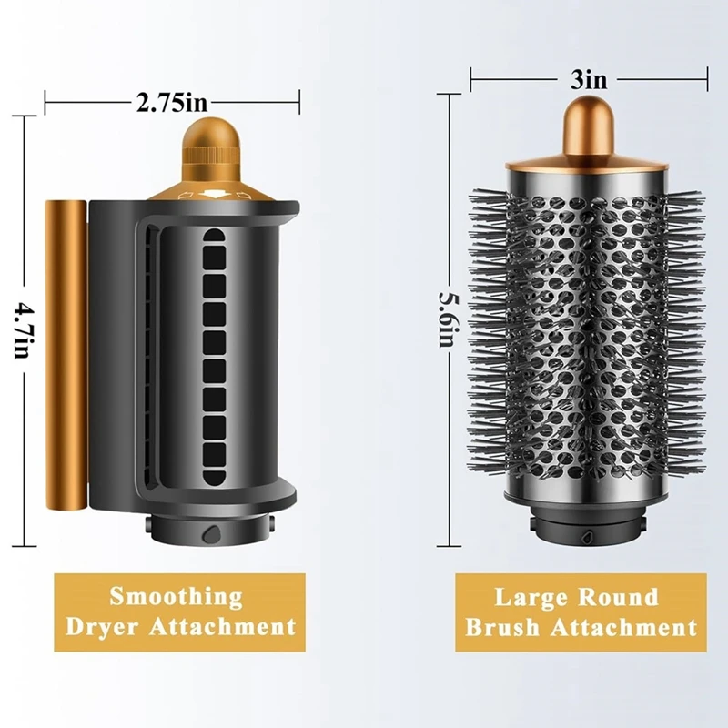 فرشاة كبيرة مستديرة للتضخم وملحق جوي مضاد للطيران لالتفاف الهواء من Dyson