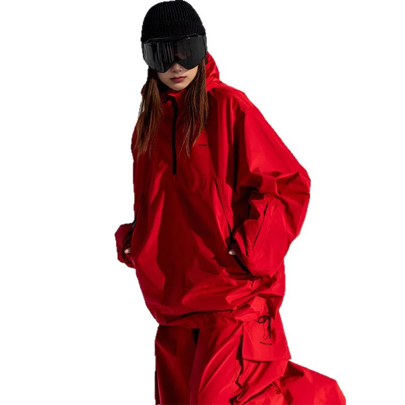 Completo da snowboard termico professionale 2025 invernale impermeabile antivento con cappuccio per uomo donna set da sci set di tute da sci invernali