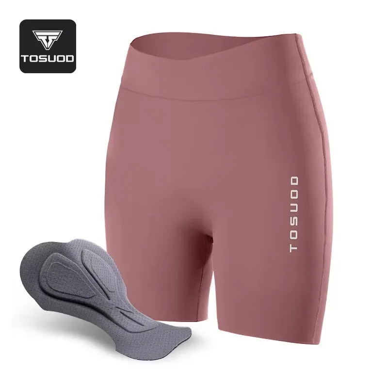 Женские велосипедные шорты TOSUOD, спортивное боди с высокой талией и бесшовной подкладкой, подходящее для весенне-летнего шоссейного велоспорта