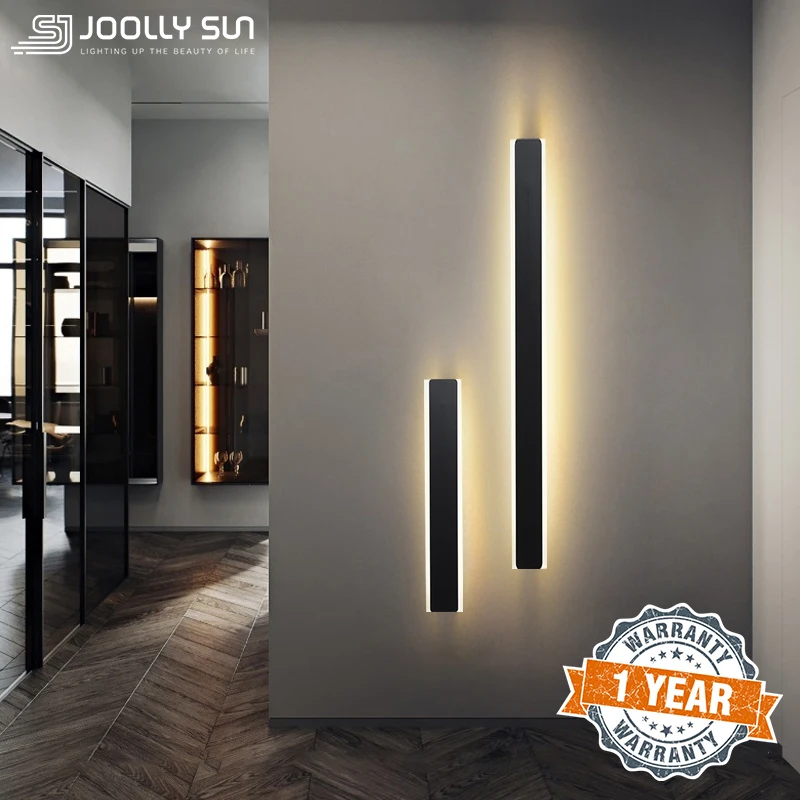 

JoollySun Wall Lamp LED Lighting Long Strip Sconces for Modern Home Living Room Bedroom Mirror Interior Decoration Light Fixture