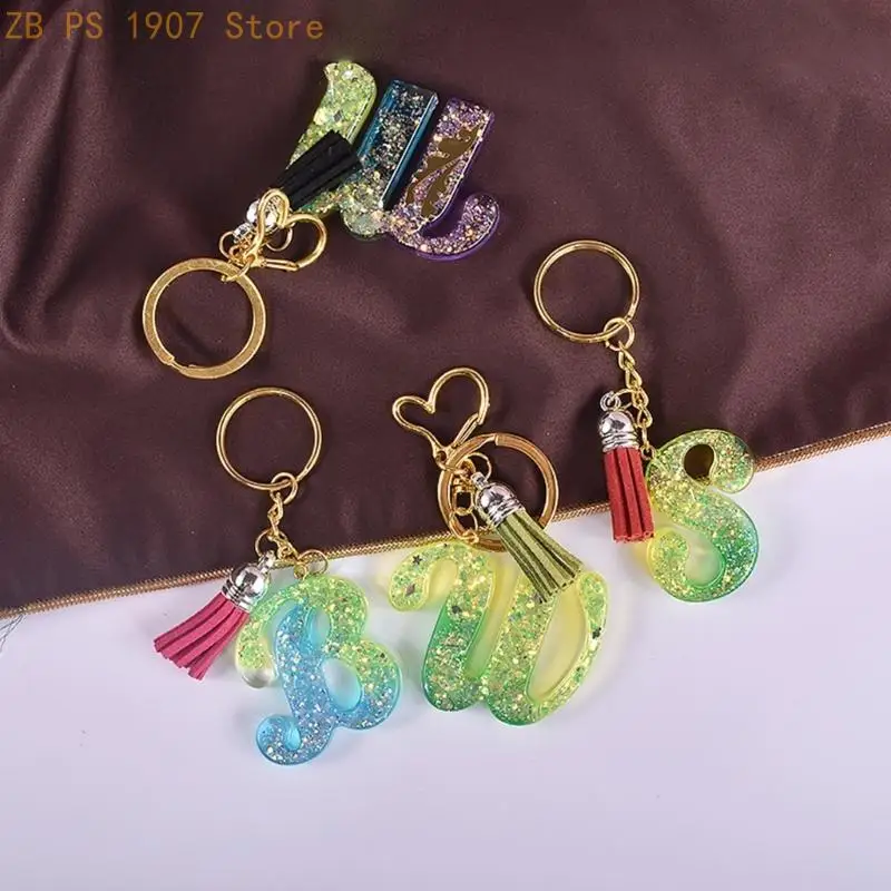 Keychain Mold,Resin Molds Letter Keychain Molds,Keychains Tassel,Jump Rings,Screw Eye Pins for Resin Crafts 55KA